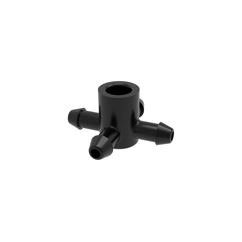 conector gotero de 4 salidas, riego por goteo